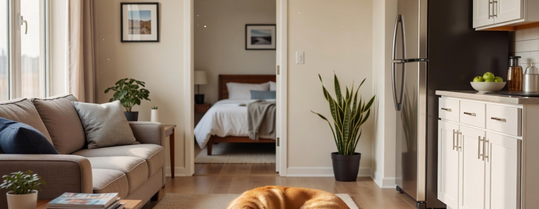 1 bed 1 bath apartment pet friendly header image