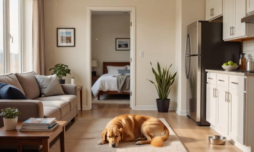 1 bed 1 bath apartment pet friendly header image