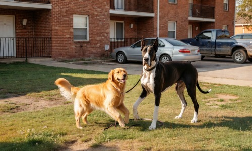 cheap apartments that allow large dogs header image