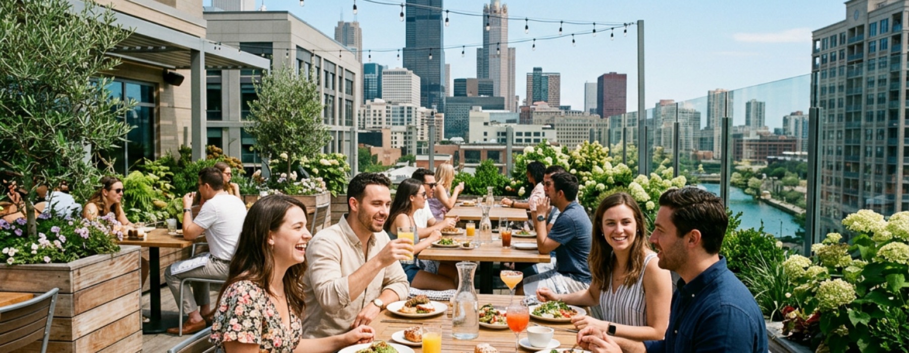 rooftop brunch chicago