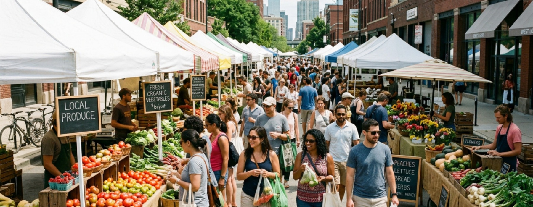 West Loop farmers market