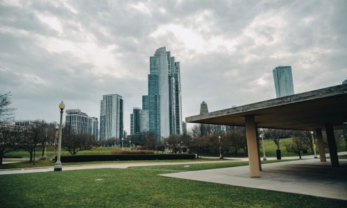 Executive apartments Chicago luxury high-rise skyline