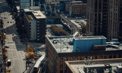 Chicago rooftop brunch skyline views
