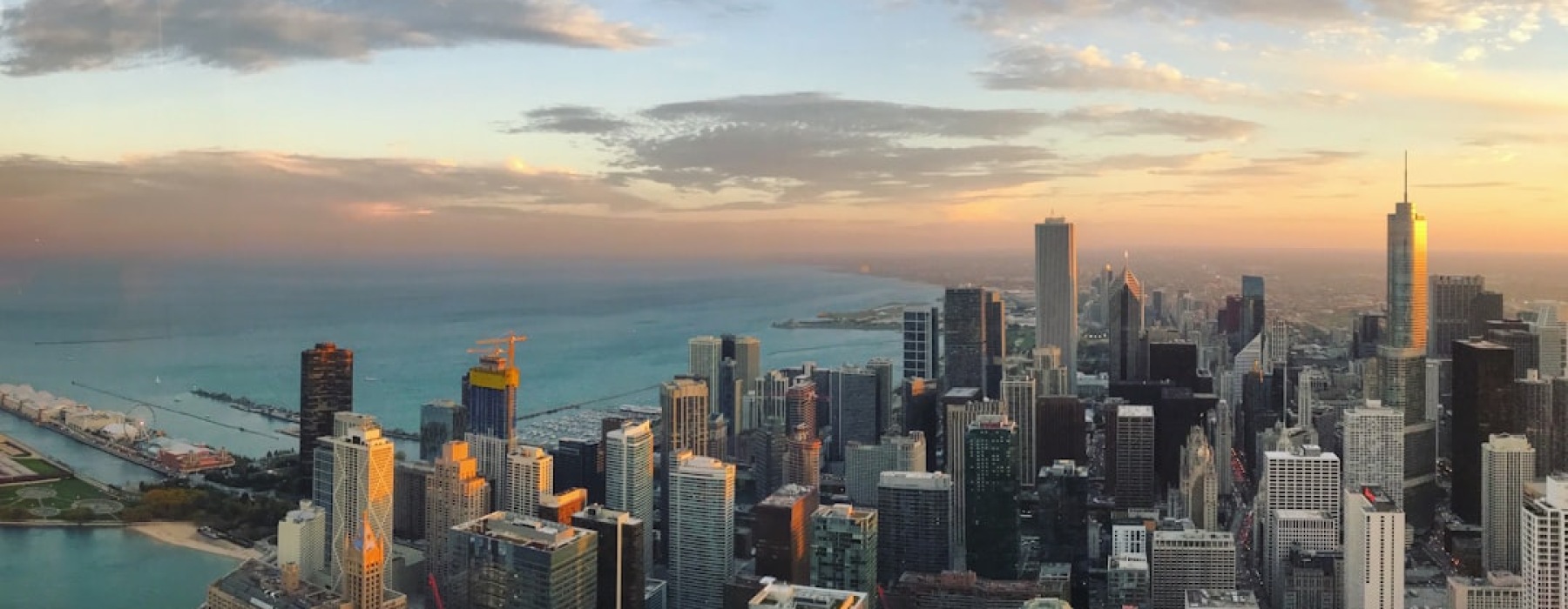chicago apartment rooftop deck skyline views outdoor living urban relaxation
