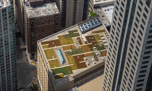 modern green apartment building chicago - green apartments chicago